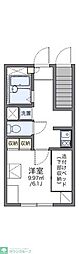 レオパレスコンフォート 1Kの間取図画像