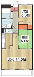 ステーションプラザ2 2LDKの間取図画像