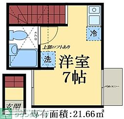 ChaiMaxx北千住 ワンルームの間取図画像
