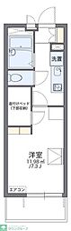 レオパレスエナ 1Kの間取図画像