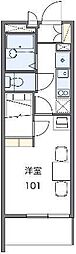 レオパレスアリーナレジデンス 1Kの間取図画像