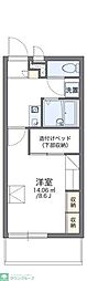 レオパレスSUNRISE2 1Kの間取図画像