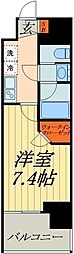 ソライエアイル草加 1Kの間取図画像