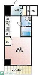 T-CASTLE西新井 1Kの間取図画像