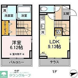 さくら郷 1LDKの間取図画像