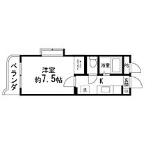 コーポしんし 401 ｜ 宮城県仙台市青葉区荒巻（賃貸マンション1K・4階・23.20㎡） その2