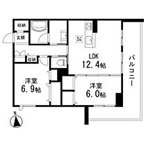 翠明ｏｏｎｏｄａ 101 ｜ 宮城県仙台市太白区大野田5丁目（賃貸マンション2LDK・1階・63.85㎡） その2