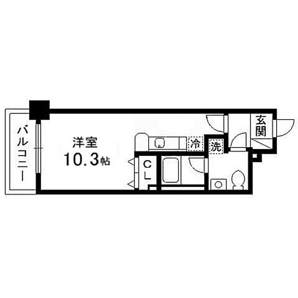 パルティーレEXE片平タワー 0305｜宮城県仙台市青葉区片平1丁目(賃貸マンション1R・3階・27.32㎡)の写真 その2