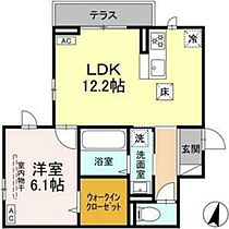 AbundantII  ｜ 宮城県仙台市太白区富沢西4丁目（賃貸アパート1LDK・1階・45.32㎡） その2