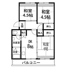 物件の間取り