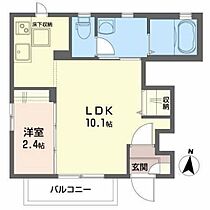 カーサグラネス  ｜ 宮城県仙台市若林区一本杉町（賃貸アパート1LDK・1階・30.40㎡） その2