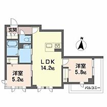 クラージュ銀杏町  ｜ 宮城県仙台市宮城野区銀杏町（賃貸マンション2LDK・2階・55.78㎡） その2