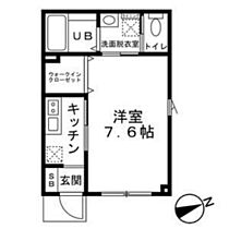 メゾン・ド・ミーゼ  ｜ 宮城県仙台市青葉区台原3丁目（賃貸アパート1K・1階・24.22㎡） その2