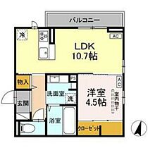 AbundantII  ｜ 宮城県仙台市太白区富沢西4丁目（賃貸アパート1LDK・2階・41.12㎡） その2