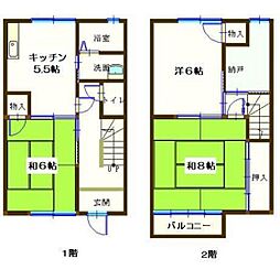 ガーデンハイツさとうA 3SKの間取図画像