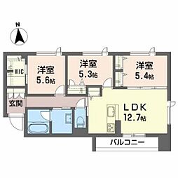 間取図画像 3LDK
