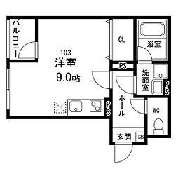 間取図画像 ワンルーム