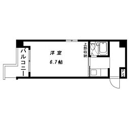 つかさ屋第一ビル 1Kの間取図画像