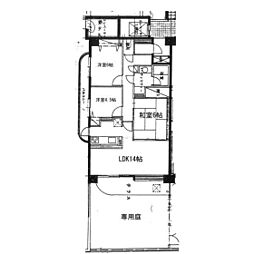 パールハイム小松島 3LDKの間取図画像