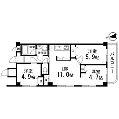物件の間取り