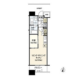 PARKAXIS仙台西公園 1LDKの間取図画像