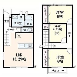 LecieldeHills 3LDKの間取図画像