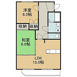 ドリームA 2LDKの間取図画像