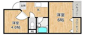 ビクトワール塚本  ｜ 大阪府大阪市西淀川区柏里２丁目（賃貸マンション2K・3階・26.00㎡） その2