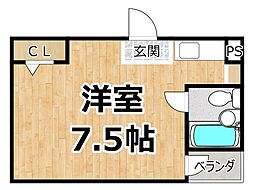 シティ塚本 ワンルームの間取図画像