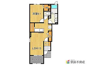 セレーノ　II 103 ｜ 佐賀県杵島郡江北町大字惣領分2463-1（賃貸アパート1LDK・1階・45.77㎡） その2