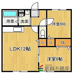 エヴァーグリーン神埼 弐番館 2階/201