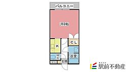 間取図画像 1K