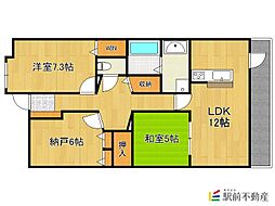 間取図画像 2SLDK