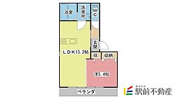 N・フレア 1LDKの間取図画像