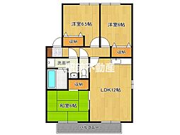 セジュール木乃原D 2階