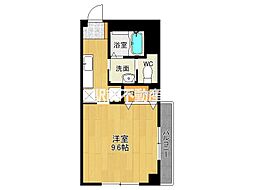 SUNパール駅前 1Kの間取図画像