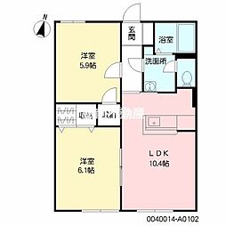 エスポアール上峰A棟 1階/102