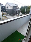 バルコニー南向き