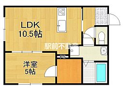 高木町新築APファイバー 1LDKの間取図画像