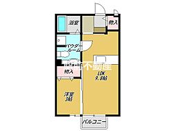 ジェネスONE神園A 1階/106