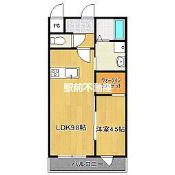 Takuji 1LDKの間取図画像