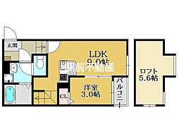 ネクサスレジデンシャルスクエア 1LDKの間取図画像