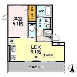 ディアレストコート巨勢 3階