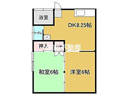 菊水コーポラス 2階/202
