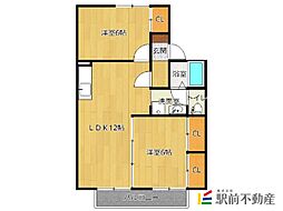ファミール中の館B 2階
