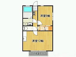 センティール大財 1LDKの間取図画像