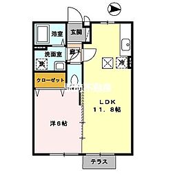 メゾン・グランドールFUJIWARA A棟 1階/101