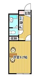 レオパレスアイケイ 1Kの間取図画像