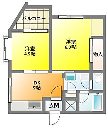 野中第2マンション 2階