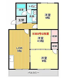 間取図画像 3LDK